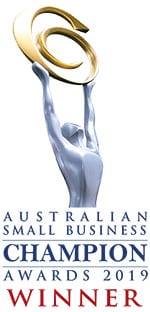 2019 Australian Small Business Champion Awards Winner Logo